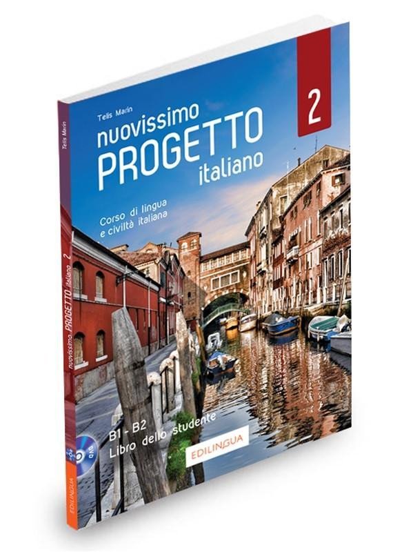 Nuovissimo Progetto italiano 2/B1-B2 Libro dello studente + DVD Video - Telis Marin