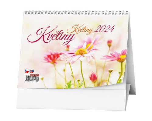 Levně Květiny 2024 - stolní kalendář