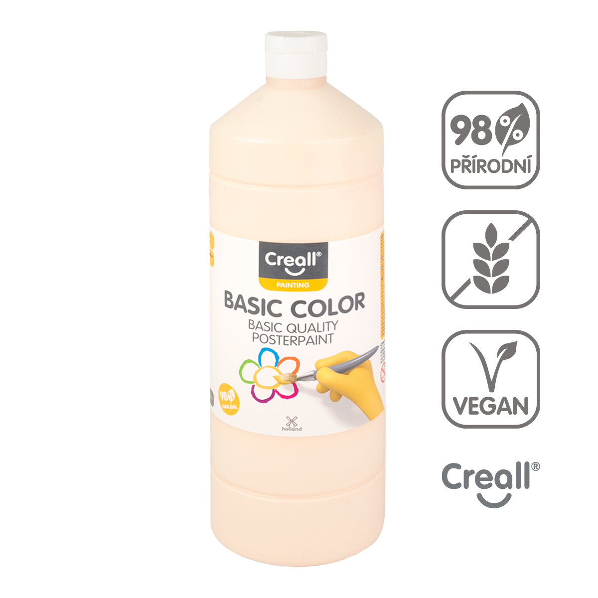 Levně Creall temperová barva, 1000 ml, tělová