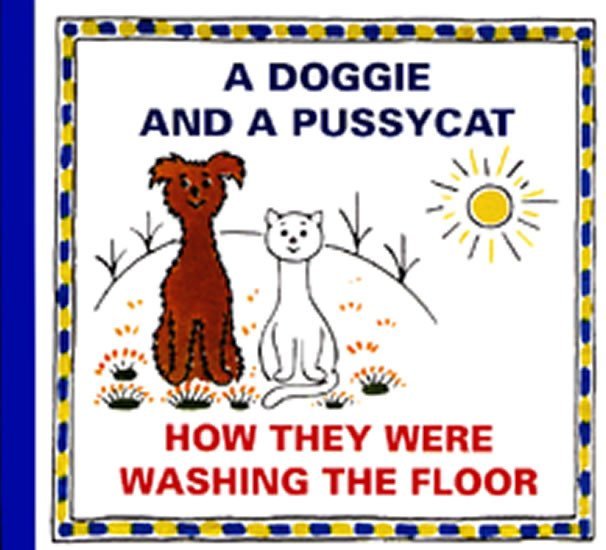 Levně A Doggie and a Pussycat - How they were washing the Floor - Josef Čapek