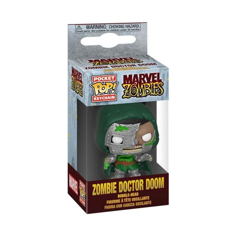 Levně Funko POP Keychain: Marvel Zombies - Dr. Doom (klíčenka)