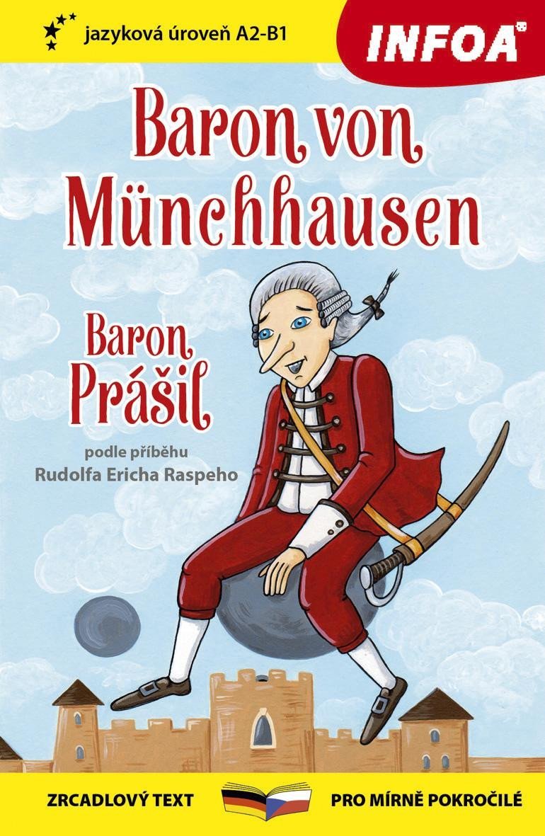 Baron Prášil / Baron von Münchhausen - Zrcadlová četba (A2-B1) - Rudolf Erich Raspe