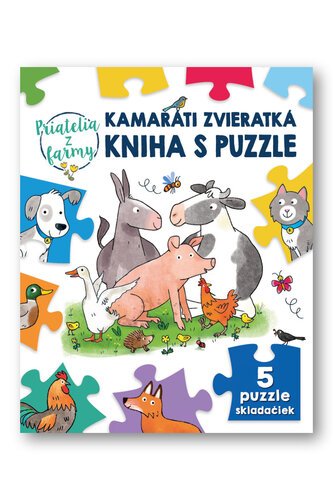 Levně Kamaráti zvieratká kniha s puzzle - Sebastien Braun