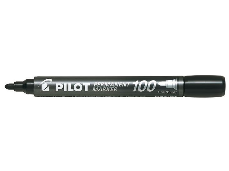 Levně PILOT 100 Popisovač permanentní BL černá