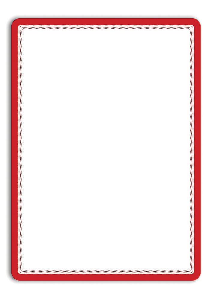 Levně djois Magneto Solo - magnetický rámeček, A4, červený, 2 ks