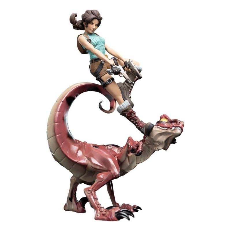 Levně Tomb Raider figurka - Lara Croft a Raptor 24 cm (Weta Workshop)