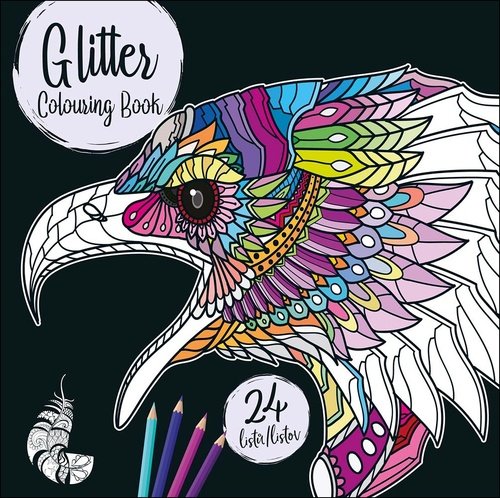 Levně Glitter Colouring Book