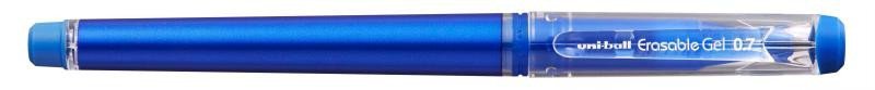 Levně UNI Gumovací pero s víčkem - modré