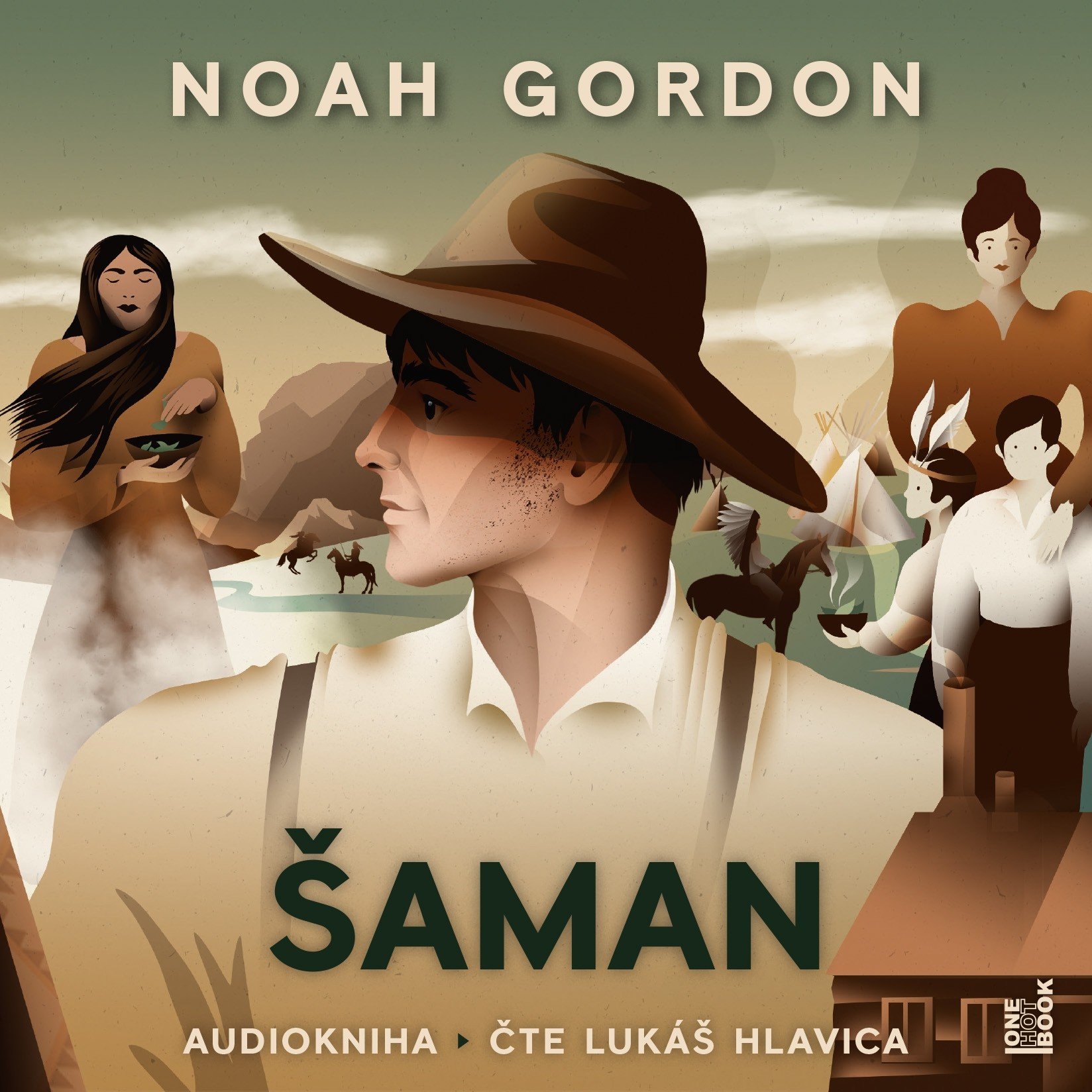 Product detail of Šaman - 3 CDmp3 (Čte Lukáš Hlavica) - Noah Gordon