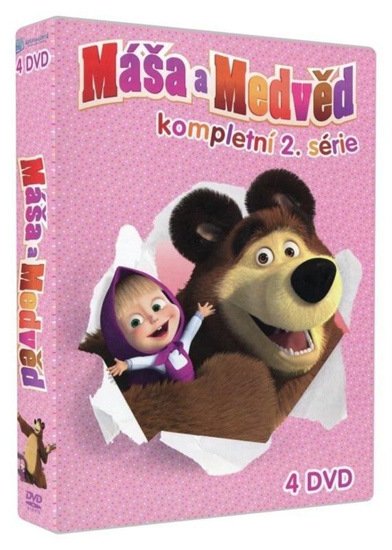Levně Máša a medvěd 5-8, kolekce 4 DVD