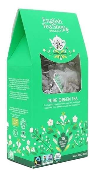 Levně English Tea Shop Čaj Zelený bio, 15 pyramidek