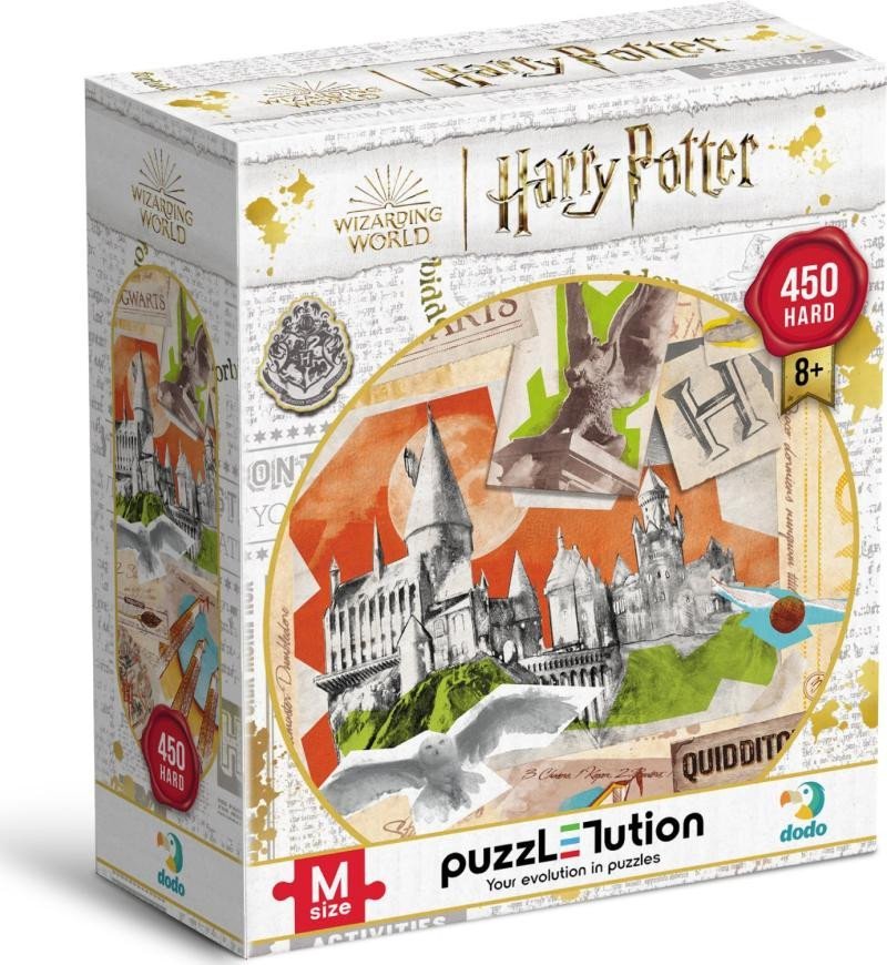 Levně Puzzle Harry Potter: Škola čar a kouzel v Bradavicích 450 dílků