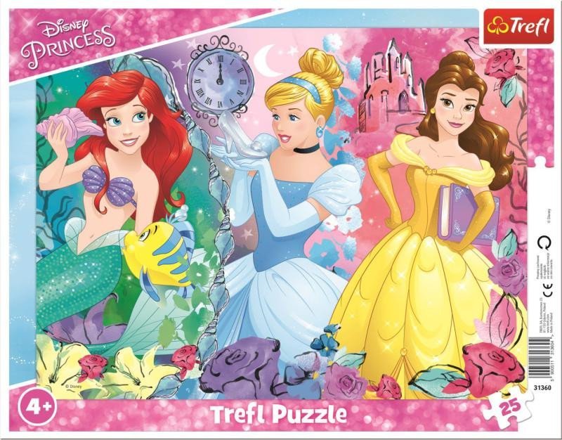 Levně Trefl Puzzle Disney Princess - Kouzelné princezny / 25 dílků