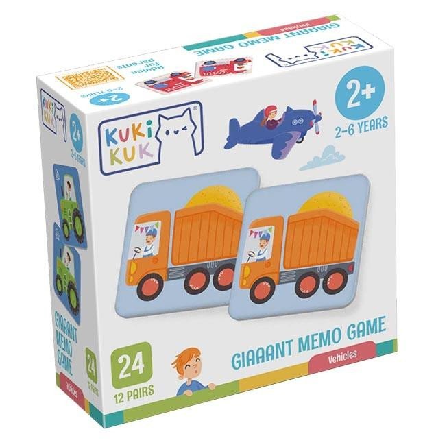 Product detail of KukiKuk Giaaant Memo Game Vehicles