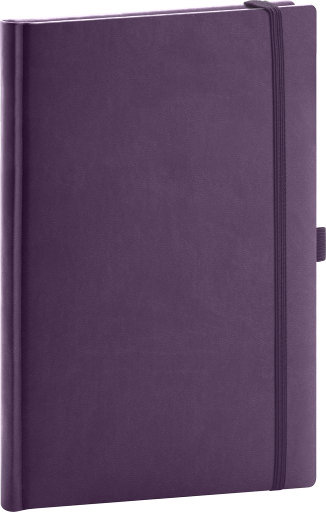 Notes Aprint Neo - fialový, linkovaný, 15 × 21 cm