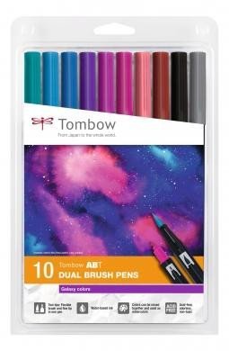 Levně Tombow Oboustranný štětcový fix ABT - Galaxy colors 10 ks