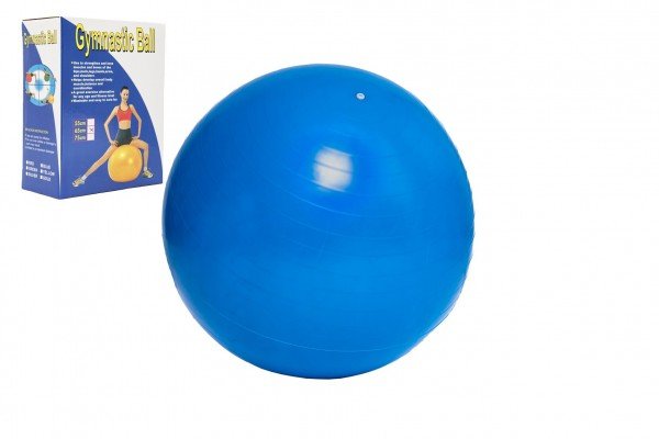 Levně Gymnastický míč 65cm rehabilitační relaxační v krabici 16x22cm