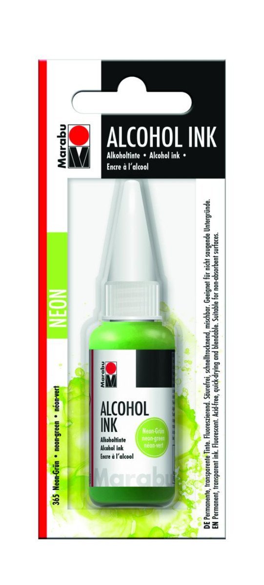 Marabu Alkoholový inkoust - Neonově zelený 20 ml