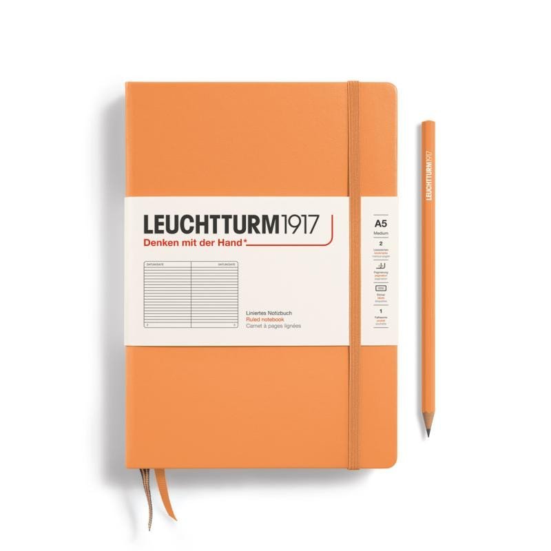 Levně Leuchtturm1917 Zápisník Apricot Medium A5 linkovaný