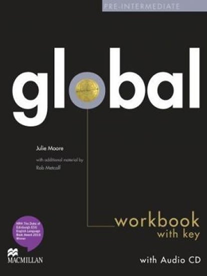 Levně Global Pre-intermediate: Workbook with key + CD - Adrian Tennant