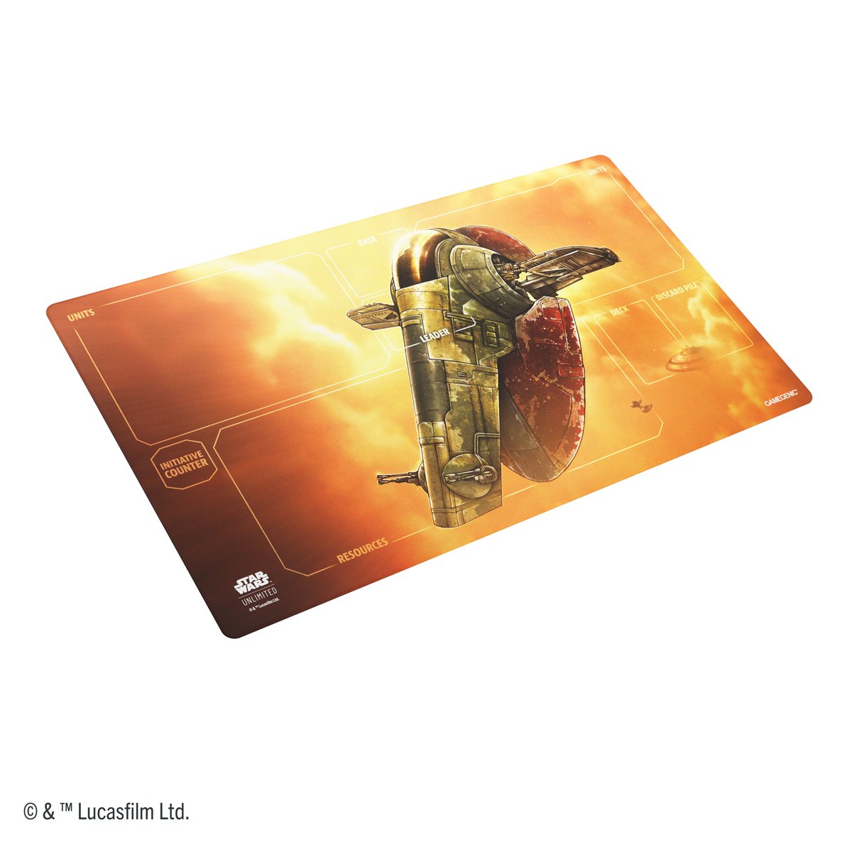 Levně Gamegenic SWU: Game Mat - Fetts Firespray