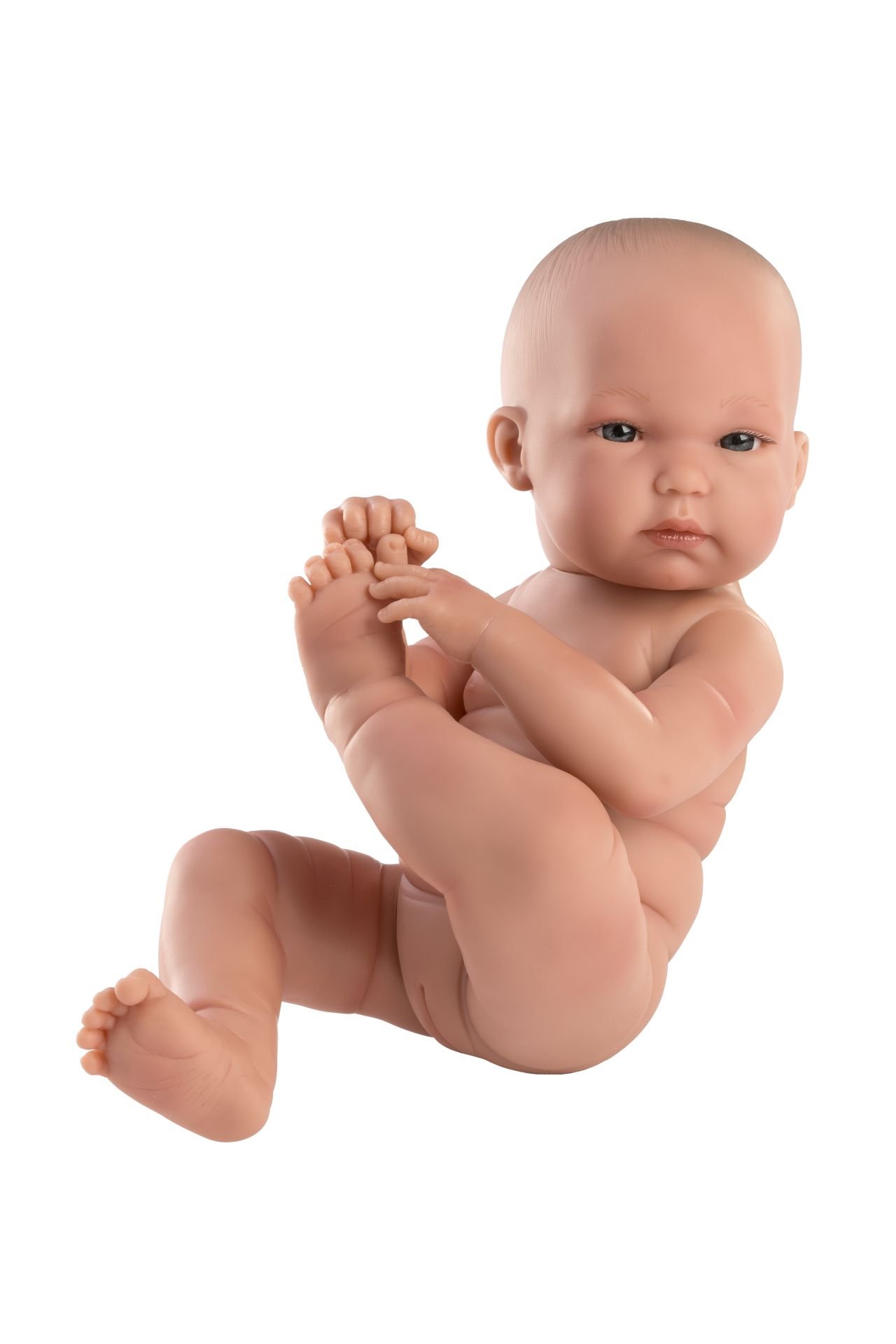 Levně Llorens 63502 NEW BORN HOLČIČKA - realistická panenka miminko s celovinylovým tělem - 35 cm