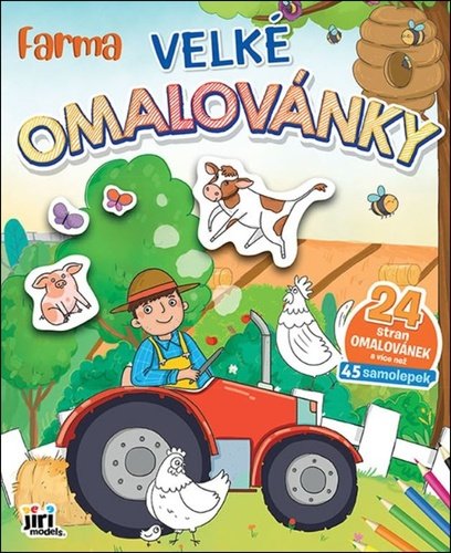 Levně Velké omalovánky Farma