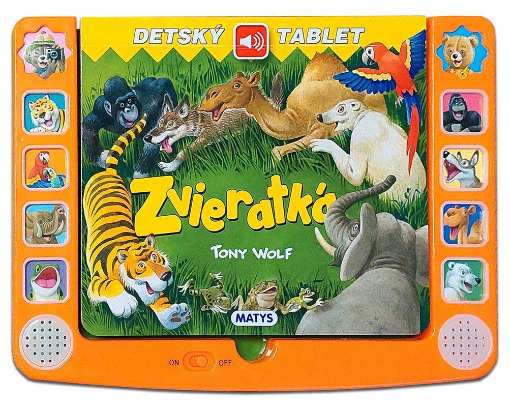 Levně Detský tablet - Zvieratká - Tony Wolf