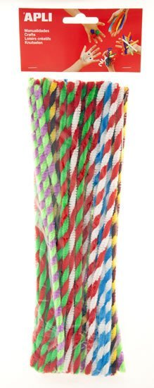 Levně APLI modelovací drátky Twist 30 cm - mix kroucených barev 50 ks