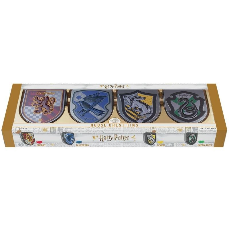 Levně Harry Potter Jelly Belly - Dárkový set kolejních erbů 112g