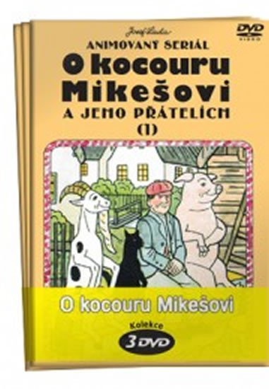 Levně O kocouru Mikešovi 1 - 3 / kolekce 3 DVD - Josef Lada