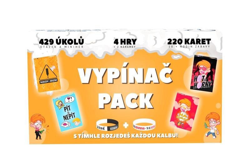 Levně Vypínač PACK - Karetní párty set - David Batelka