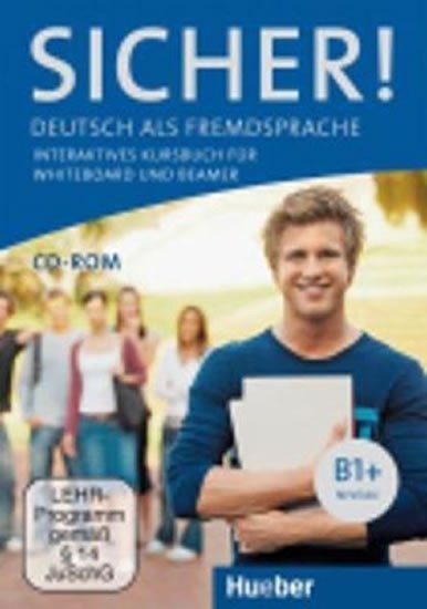 Levně Sicher! B1+: Interaktives Kursbuch für Whiteboard und Beamer - DVD-ROM - Anne Jacobs