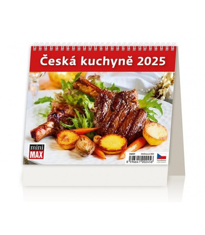 Levně Kalendář stolní 2025 - MiniMax Česká kuchyně