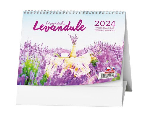 Levně Levandule 2024 - stolní kalendář