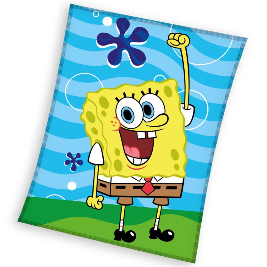 Levně Dětská deka Sponge Bob Zábava v Moři 130x170 cm