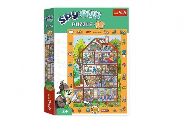Product detail of Puzzle s hledáním obrázků Spy Guy: V domě 24 dílků