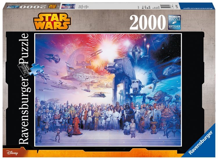 Levně Puzzle Star wars/2000 dílků