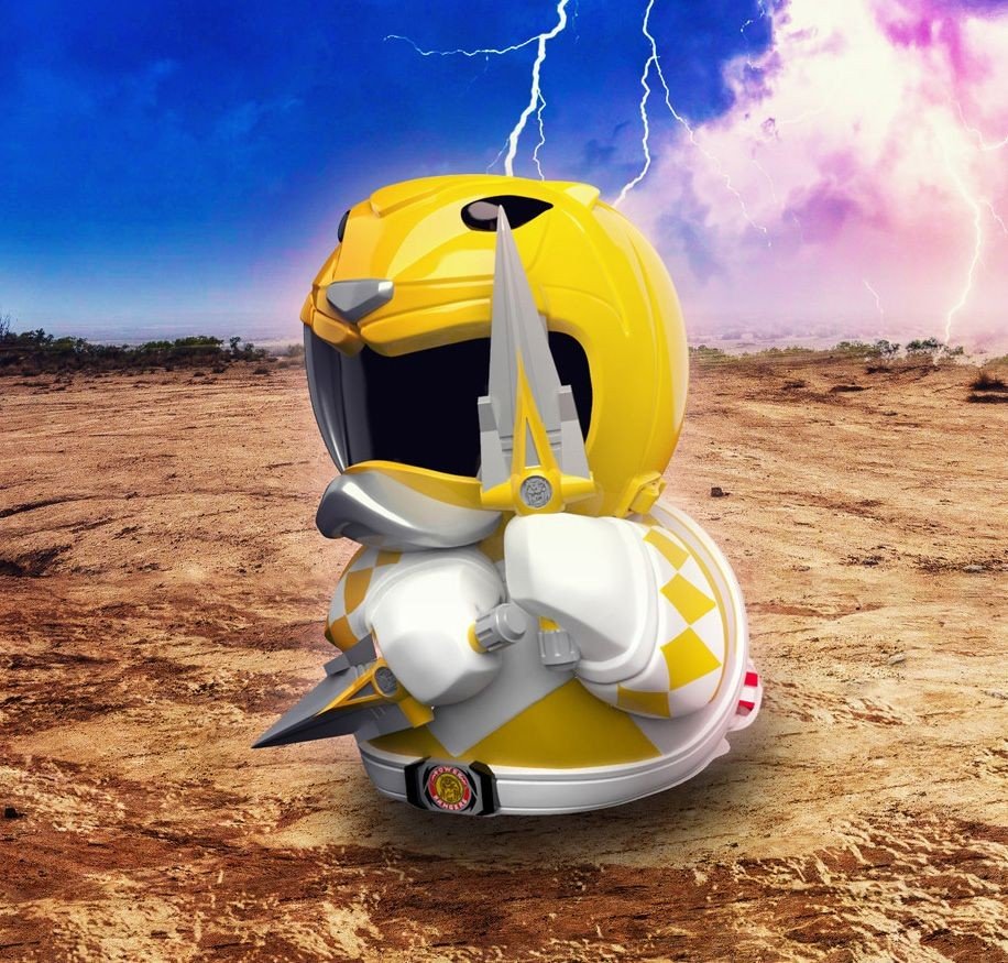 Levně Tubbz kachnička Power Ranger - Yellow Ranger (první edice) - EPEE Merch - Numskull