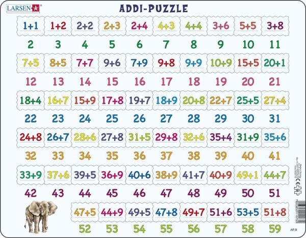 Puzzle Sčítání 1-59