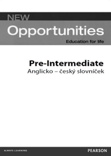 New Opportunities Pre-Intermediate: Anglicko - český slovníček