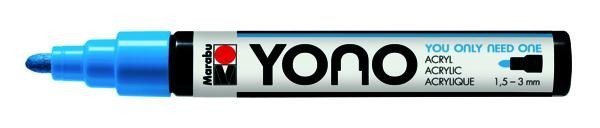 Levně Marabu YONO akrylový popisovač 1,5-3 mm - pastelově modrý