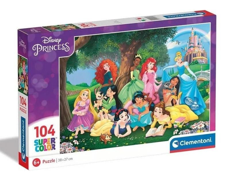 Levně Puzzle Disney princezny 104 dílků