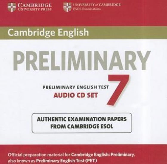 Levně Cambridge English Preliminary PET 7: Audio CDs (2) - Cambridge ESOL