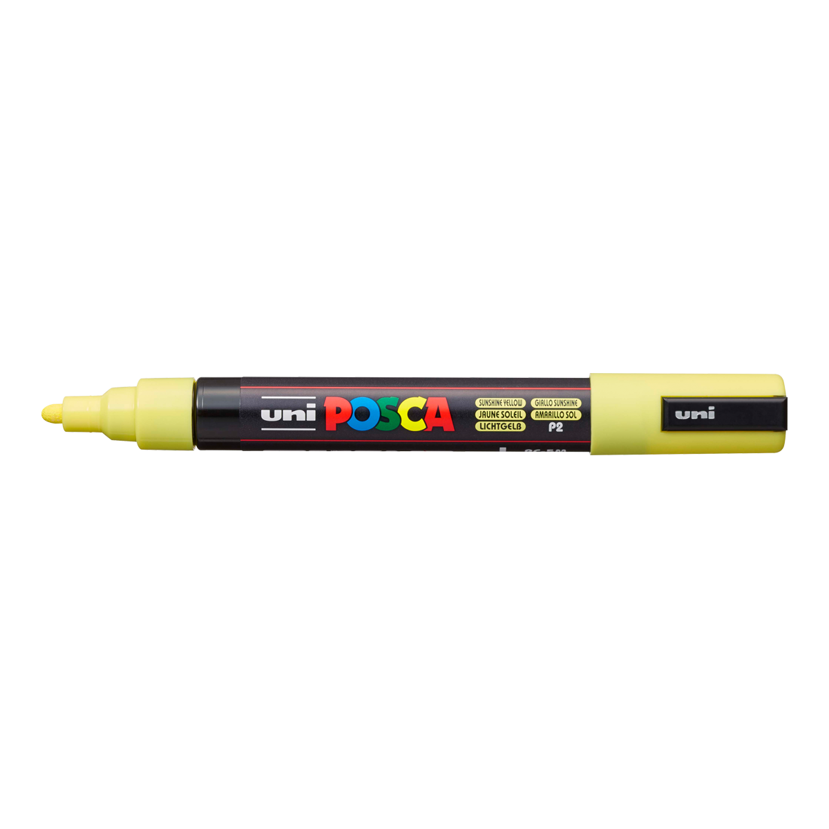 Posca popisovač PC-5M, 1,8 - 2,5 mm, pastelově žlutá (P2)