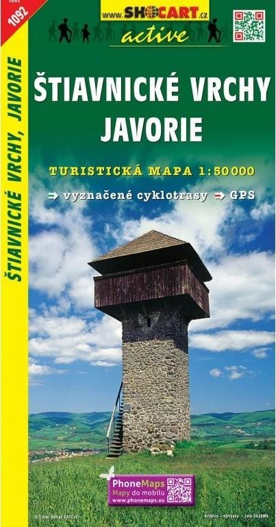 Levně SC 1092 Štiavnické vrchy, Javorie 1:50 000