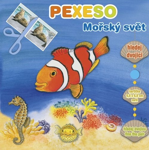 Levně Pexeso sešitové s MAXI kartičkami Mořský svět