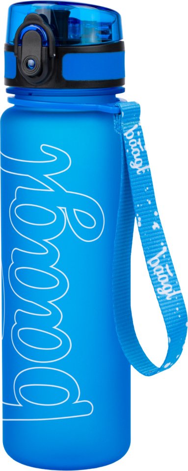 Levně BAAGL Tritanová láhev na pití Logo - modrá