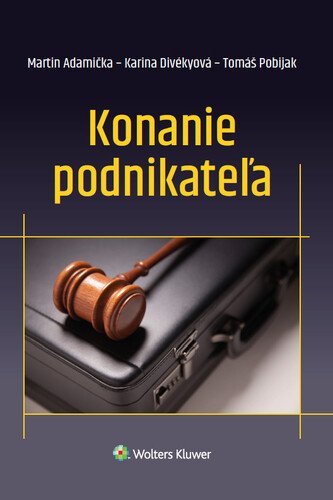 Levně Konanie podnikateľa - Martin Adamička; Karina Divékyová; Tomáš Pobijak