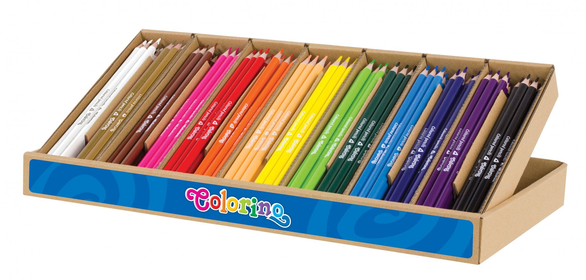Levně Colorino pastelky trojhranné, BIG BOX, 14 barev